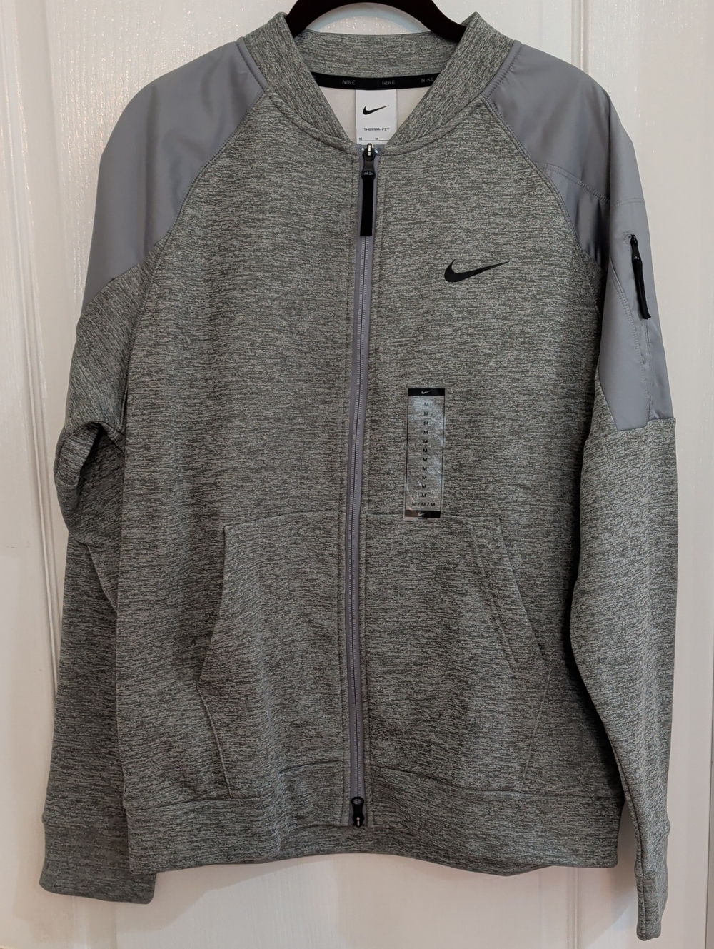 Nike Gray Men's Full-Zip  Jacket Sz M